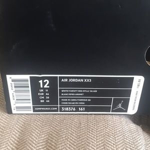 Air Jordan XX3 white/varsity red Brand New